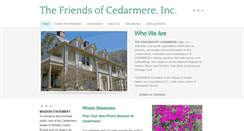 Desktop Screenshot of friendsofcedarmere.org